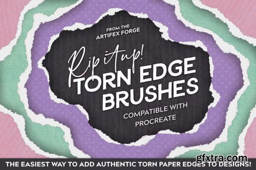 TORN EDGE PROCREATE BRUSHES