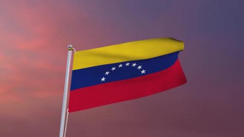 Videohive - Flag Of Venezuela Waving - 37487113 - 37487113