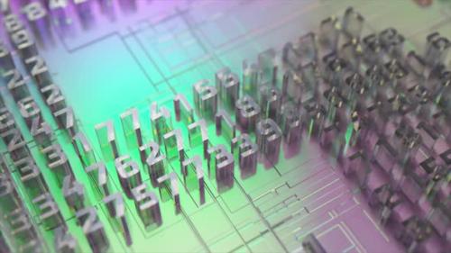 Videohive - Dollar Logo in the Form of a Microcircuit - 37520968 - 37520968