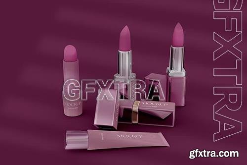 Cosmetic Products Mockup BAX34Y4