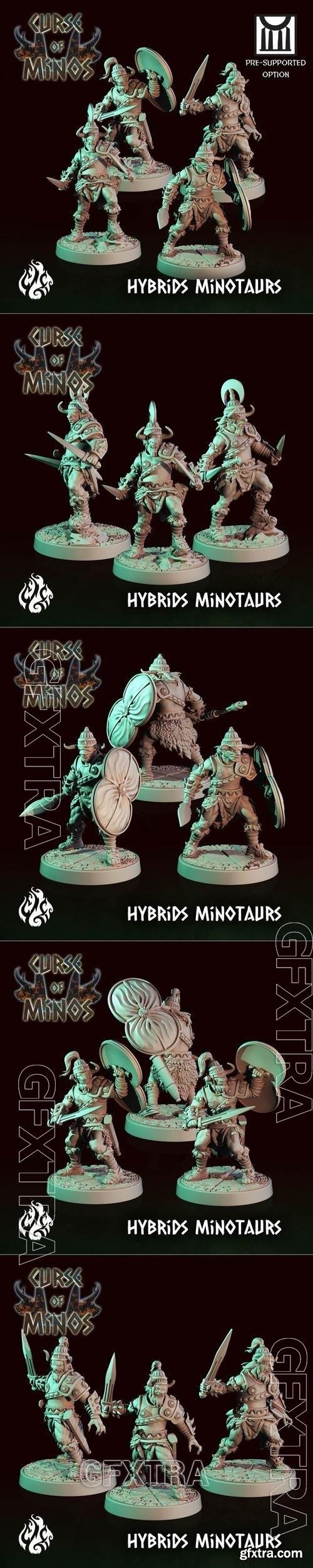 Minotaur Hybrids 3D Printable