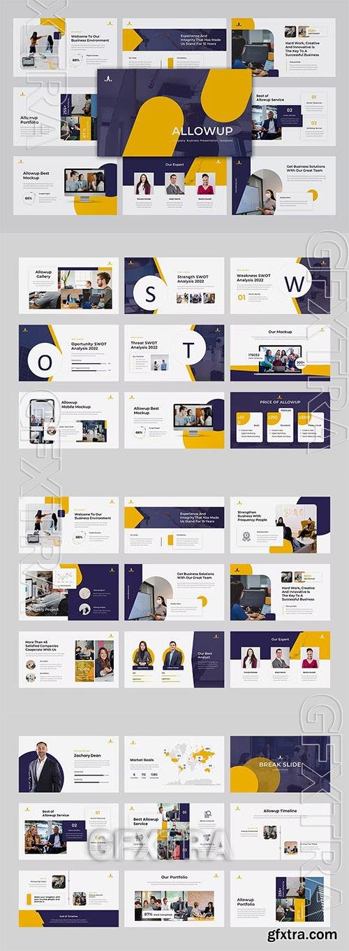 Allowup Company - Business Powerpoint Template PY2LXBC