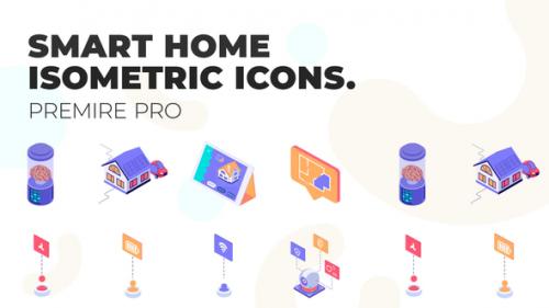 Videohive - Smart Home - MOGRT Isometric Icons - 37500688 - 37500688