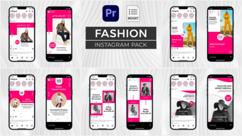 Videohive - Fashion Instagram Pack for Premiere Pro - 37507362 - 37507362