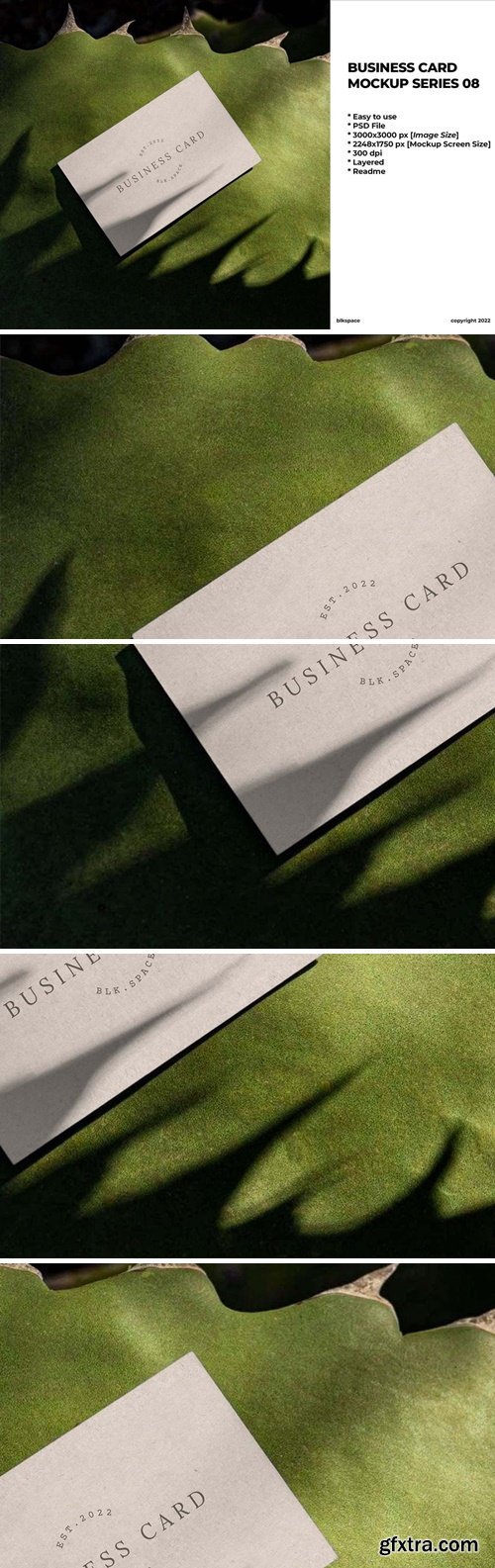 Business Card Mockup Series 08 5URNWBE