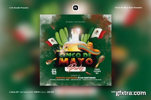 Cinco De Mayo Flyer BLABGCT