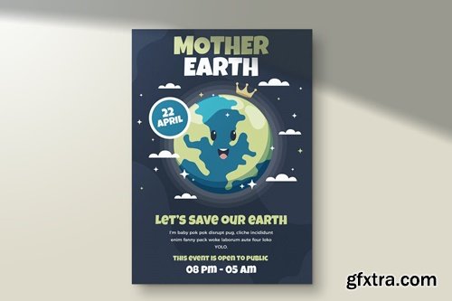 Earth Day Flyer Template Ver. 2