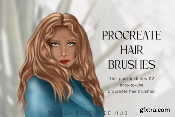 Procreate Hair Brush Set » GFxtra