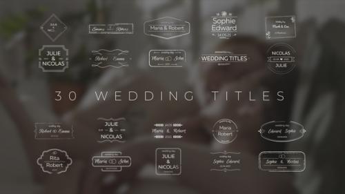 Videohive - Wedding Titles MOGRT - 37448532 - 37448532