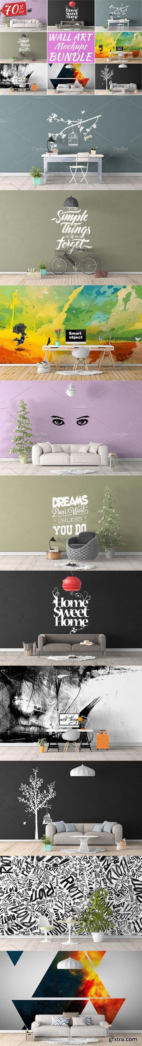 Wall Art Mockups BUNDLE V4