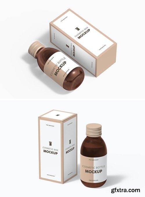 Cosmetic Bottle Mockup