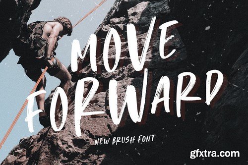 Move Forward - New Brush Font