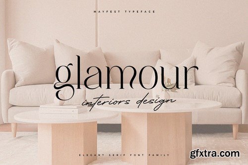 Mayfest Elegant Serif Font Family