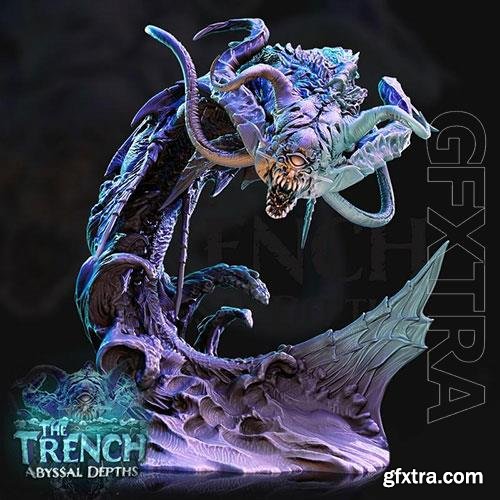 3D Print Models Abyssal Depths - The Trench Slaudrul, the Aboleth