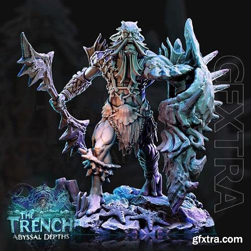 3D Print Models Abyssal Depths - The Trench Tetradontis of the Blackbrine