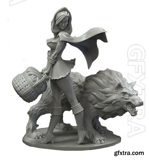 3D Print Models Red Riding Hood