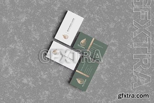 Elegant Business Card Mockup X2Q3ZS3