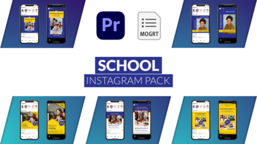 Videohive - School Instagram Pack for Premiere Pro - 37550829 - 37550829