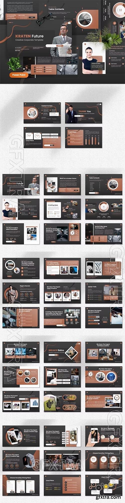 Kraten - Creative Corporate Powerpoint, Keynote and Google Slides Template