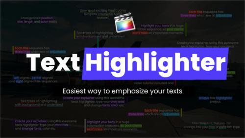 Videohive - Highlight Texts - Explainer - 37578065 - 37578065