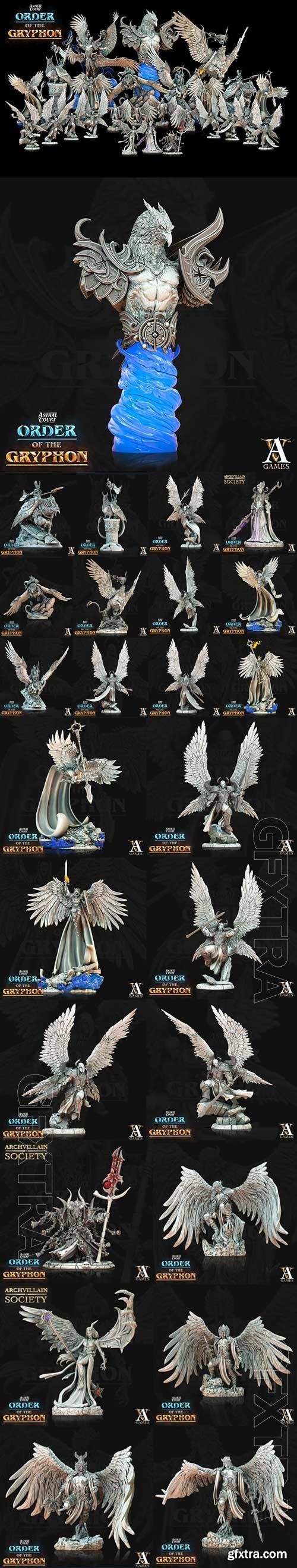 3D Print Models The Astal Court Order of the Gryphon