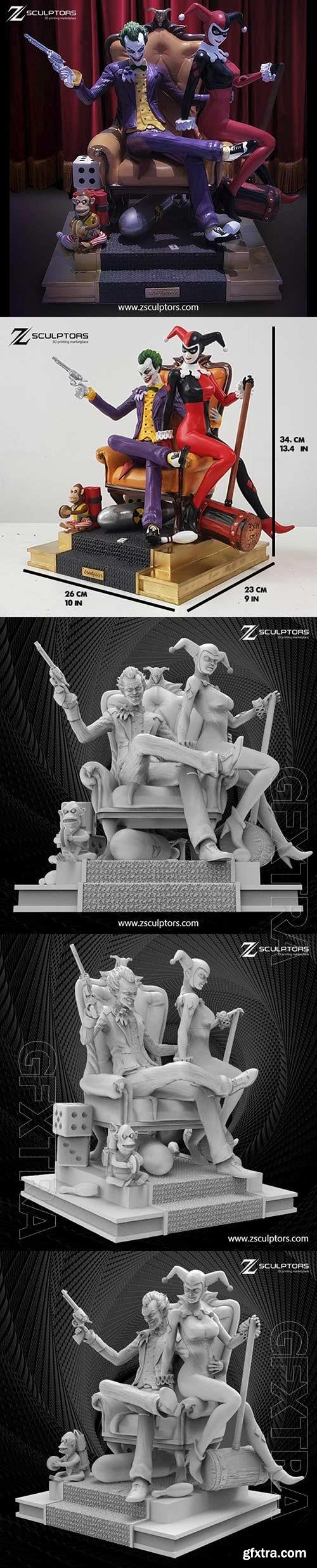 3D Print Models Joker ready