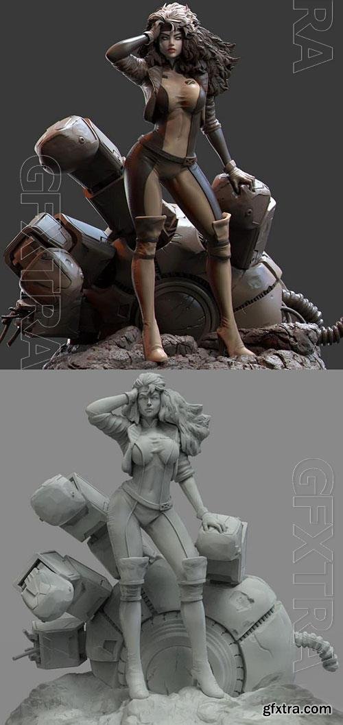 3D Print Models X-Man Rogue HD - Marvel