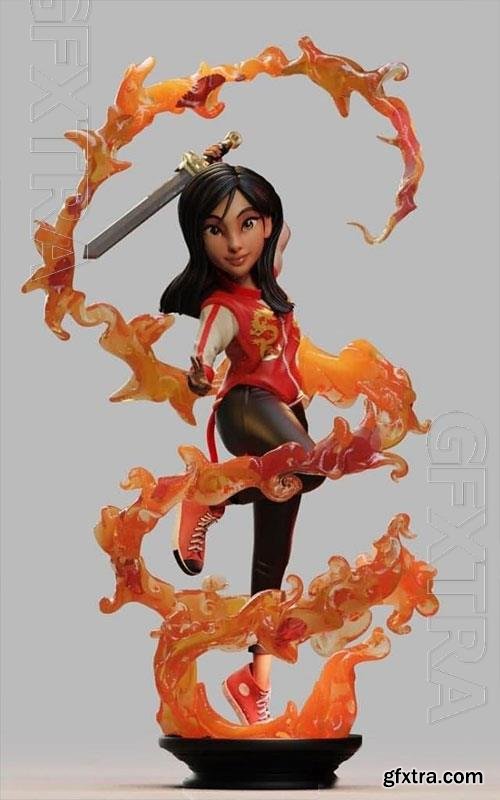 3D Print Models Mulan