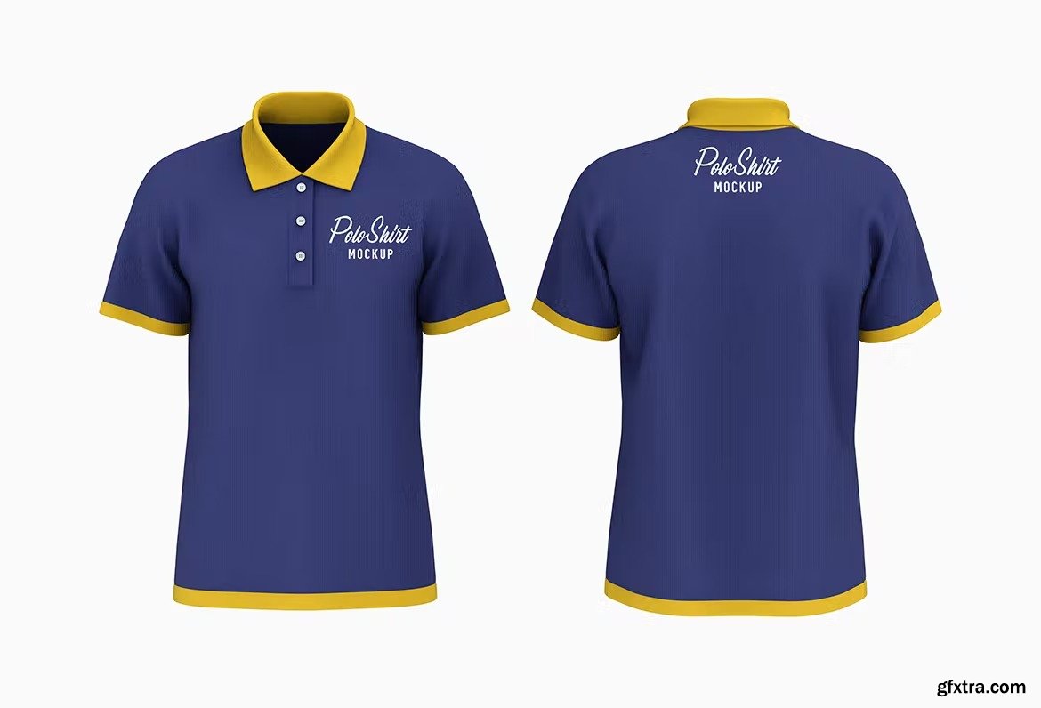 Polo Shirt Mockup » GFxtra