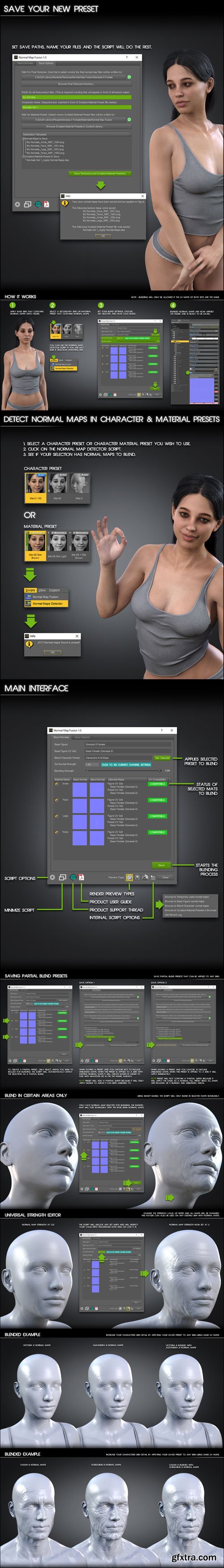 Normal Map Fusion for Daz Studio 4.20