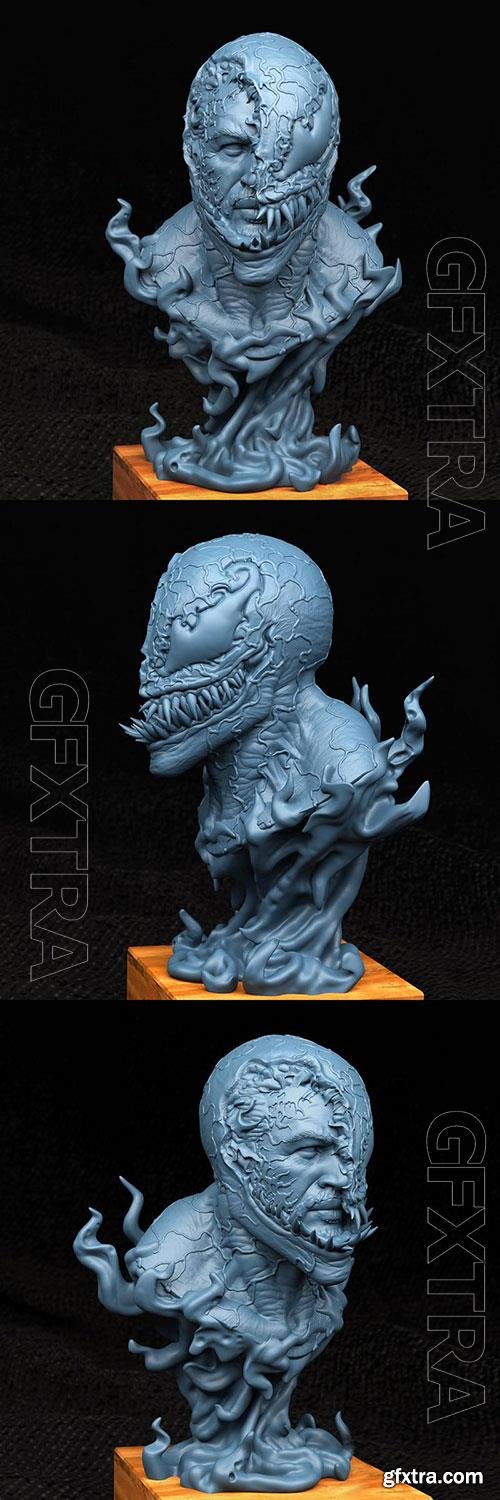 3D Print Models Venom Bust - Marvel