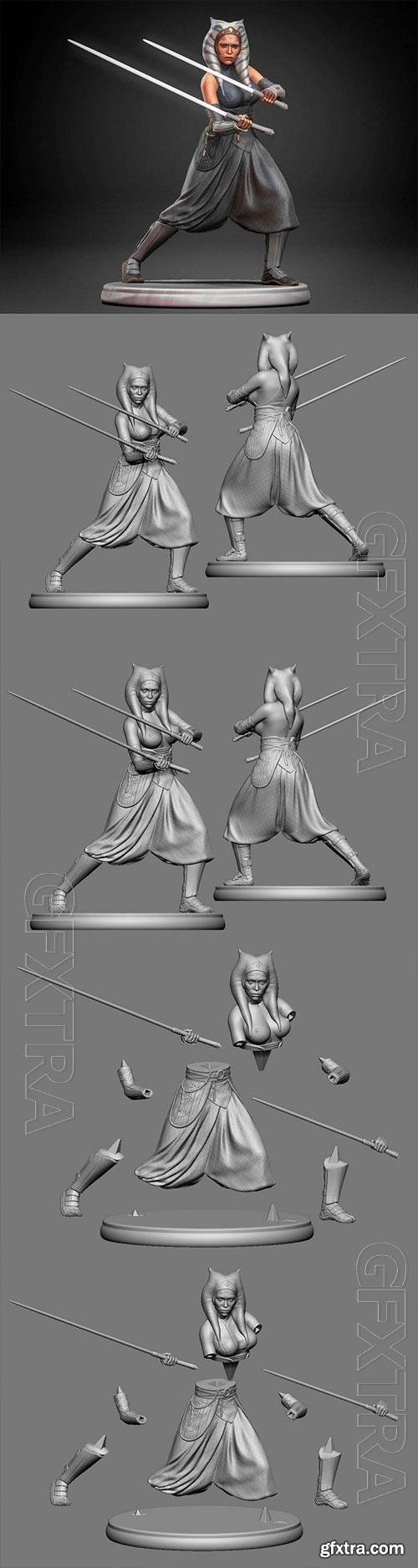 3D Print Models Asoka Tano (Mandolorian) StarWars