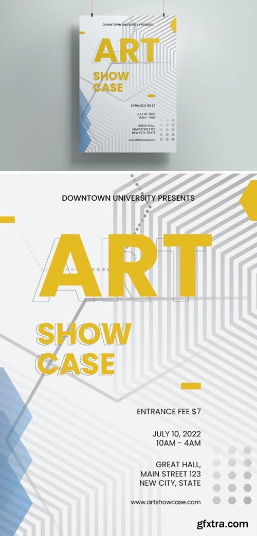 Art Show Case Poster