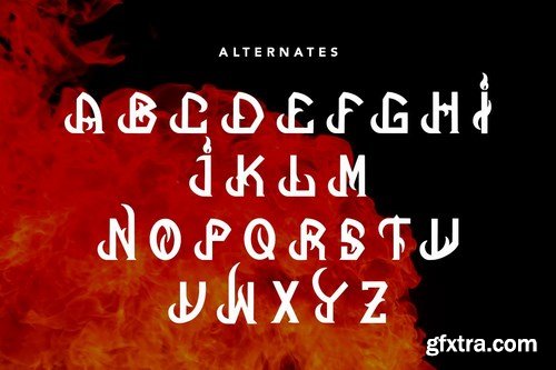 Wild Inferno - Blackletter Display Font