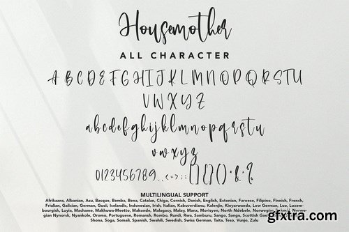 Housemother - Beauty Handwritten Font