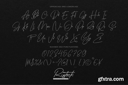 Ristock - Stylish Signature Script