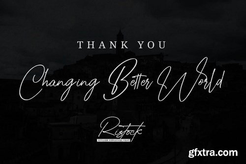 Ristock - Stylish Signature Script