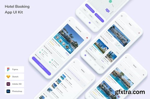 Hotel Booking App UI Kit