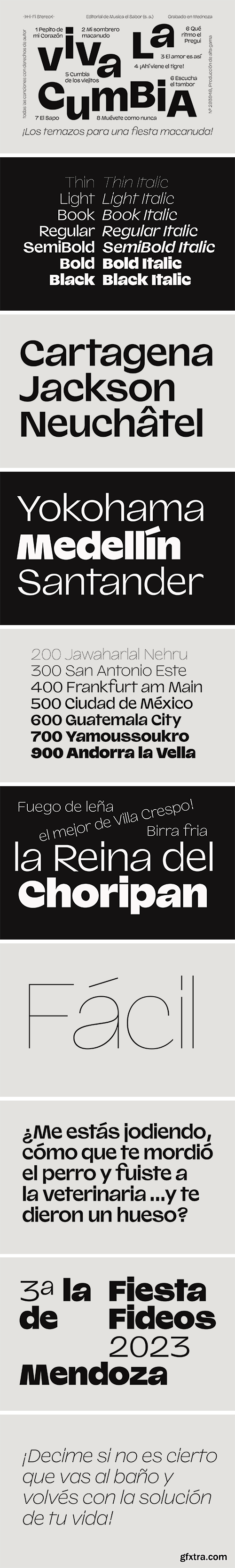 Valizas Font Family