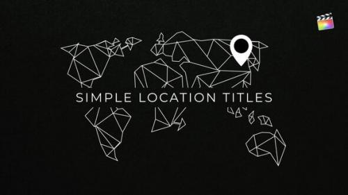 Videohive - Simple Location Titles. - 37668016 - 37668016