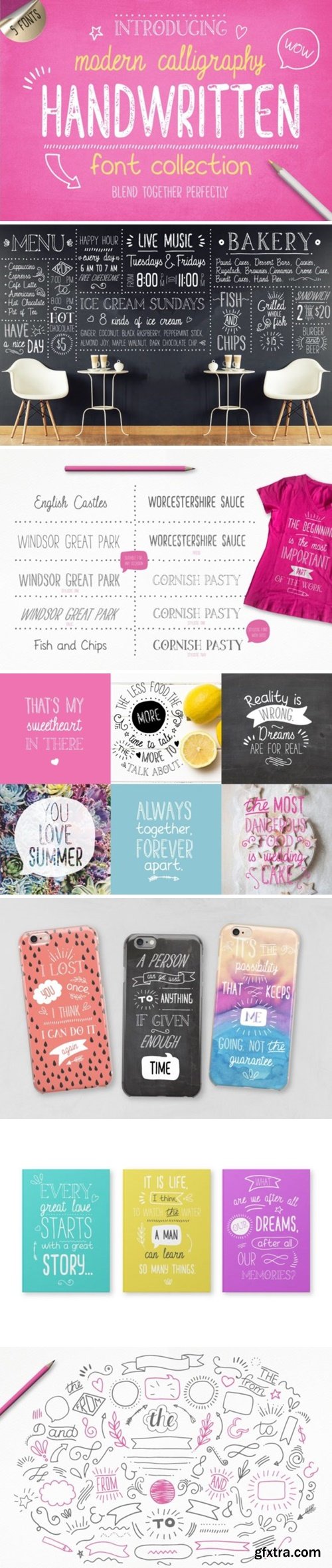 Handwritten Font Collection Font