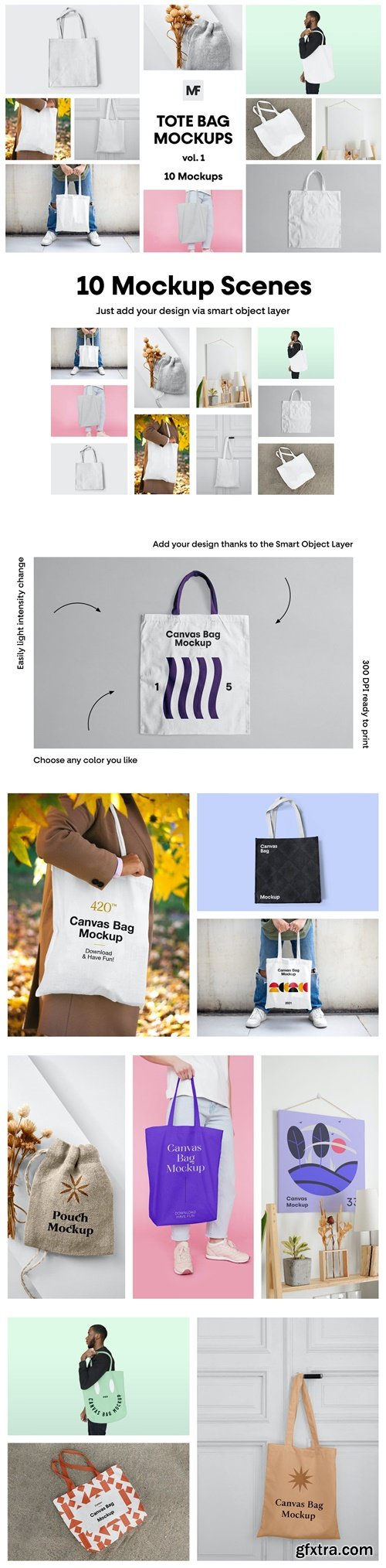 Canvas Bag Mockups vol.1 T7D8UHL