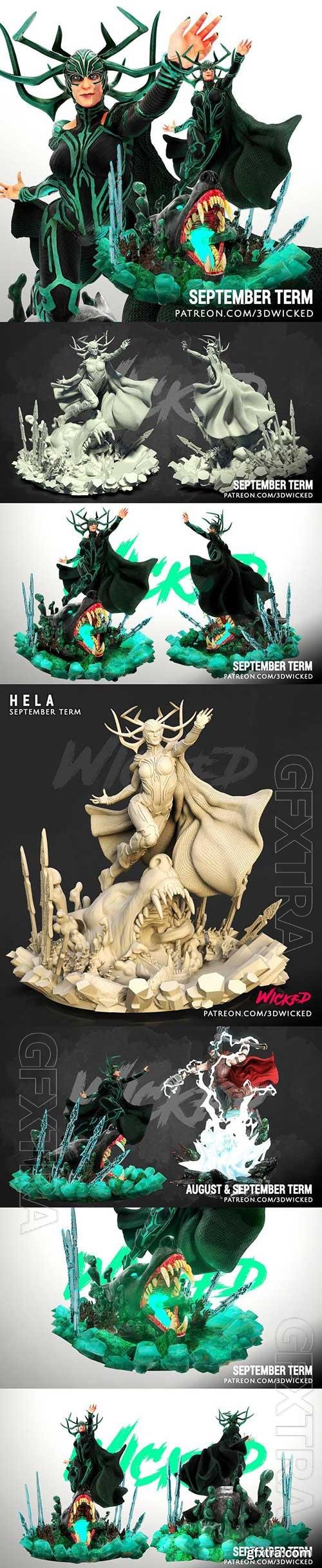 3D Print Models Wicked - Hela Statue.zip