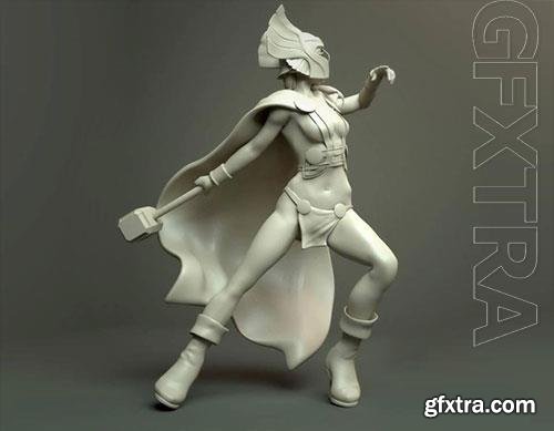 3D Print Models JANE FOSTER - THOR