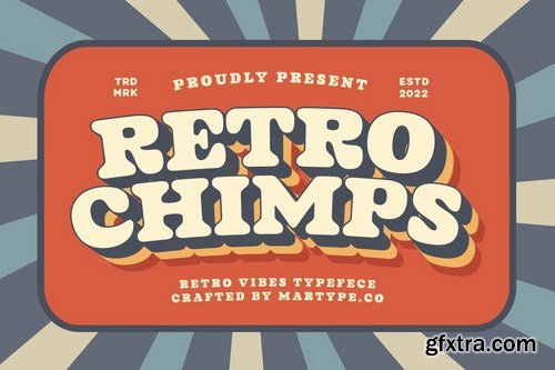 Retro Chimps Vintage Display Font