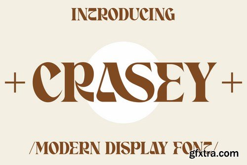 Crasey Display Font