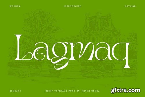 Lagmaq Unique Serif Font
