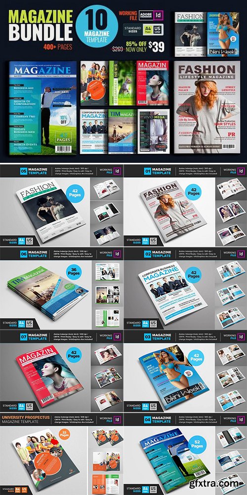 Magazine Bundle 10 Template V01