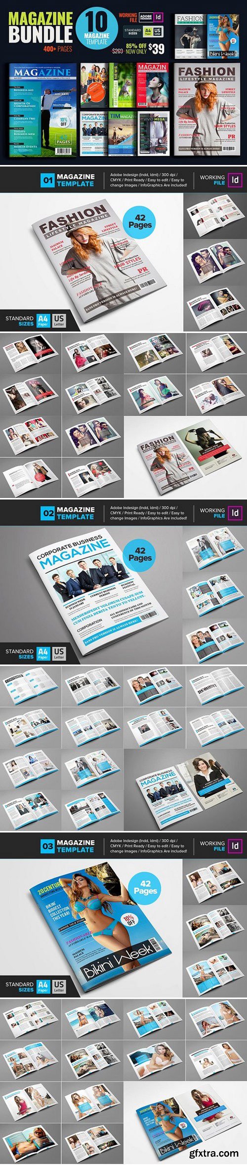 Magazine Bundle 10 Template V01