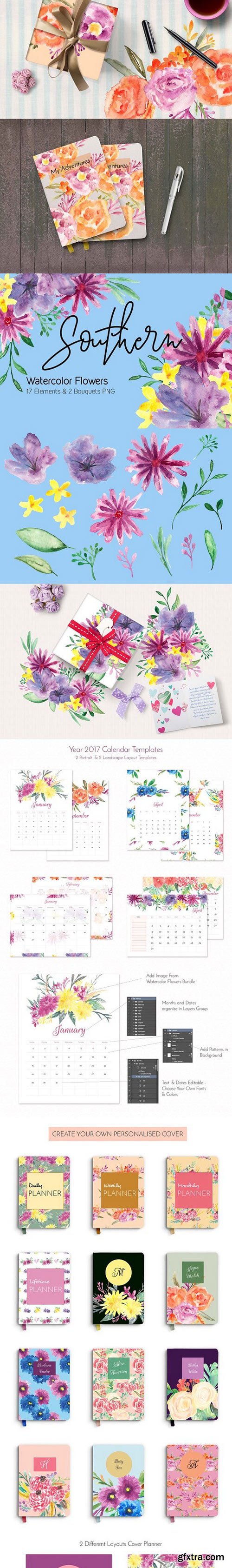 Watercolor Life Time Planner Creator